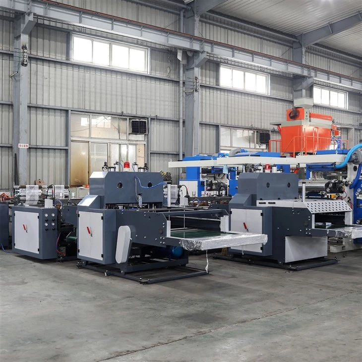 Dual Channel High-Speed Automatic T-Shirt Plastic Bag Making Machine Dual Channel High-Speed Automatic T-Shirt Plastic Bag Making Machine